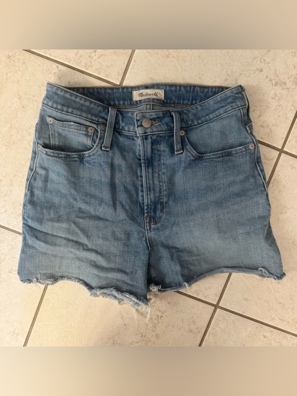 Madewell Light Blue Denim Jean Shorts